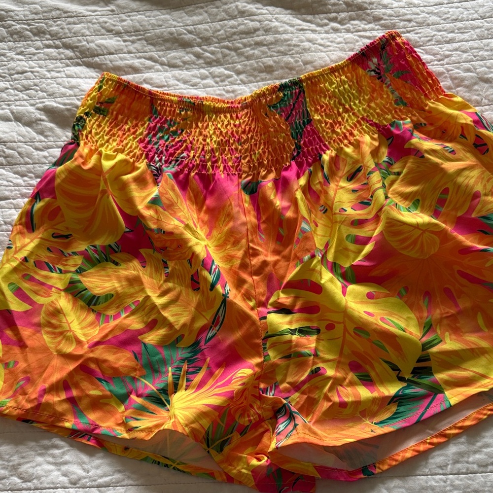 SHEIN Multicolor Smocked Waistband